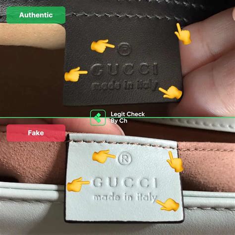 gucci label fake vs real|how to authenticate vintage Gucci.